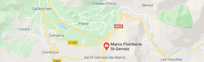 Marco, plombier à St-Gervais Passy Sallanches, rayonne dans toute la vallée
